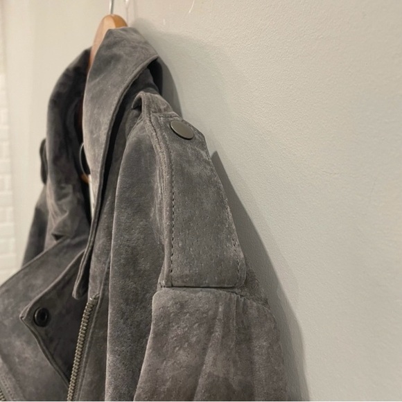 ASOS CURVE Suede Jacket SZ 24 NWT - Picture 3 of 4